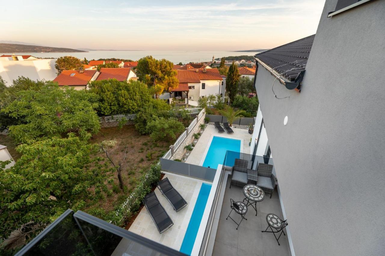 Luxury Villa Adria Apartments Krk Town Exteriör bild