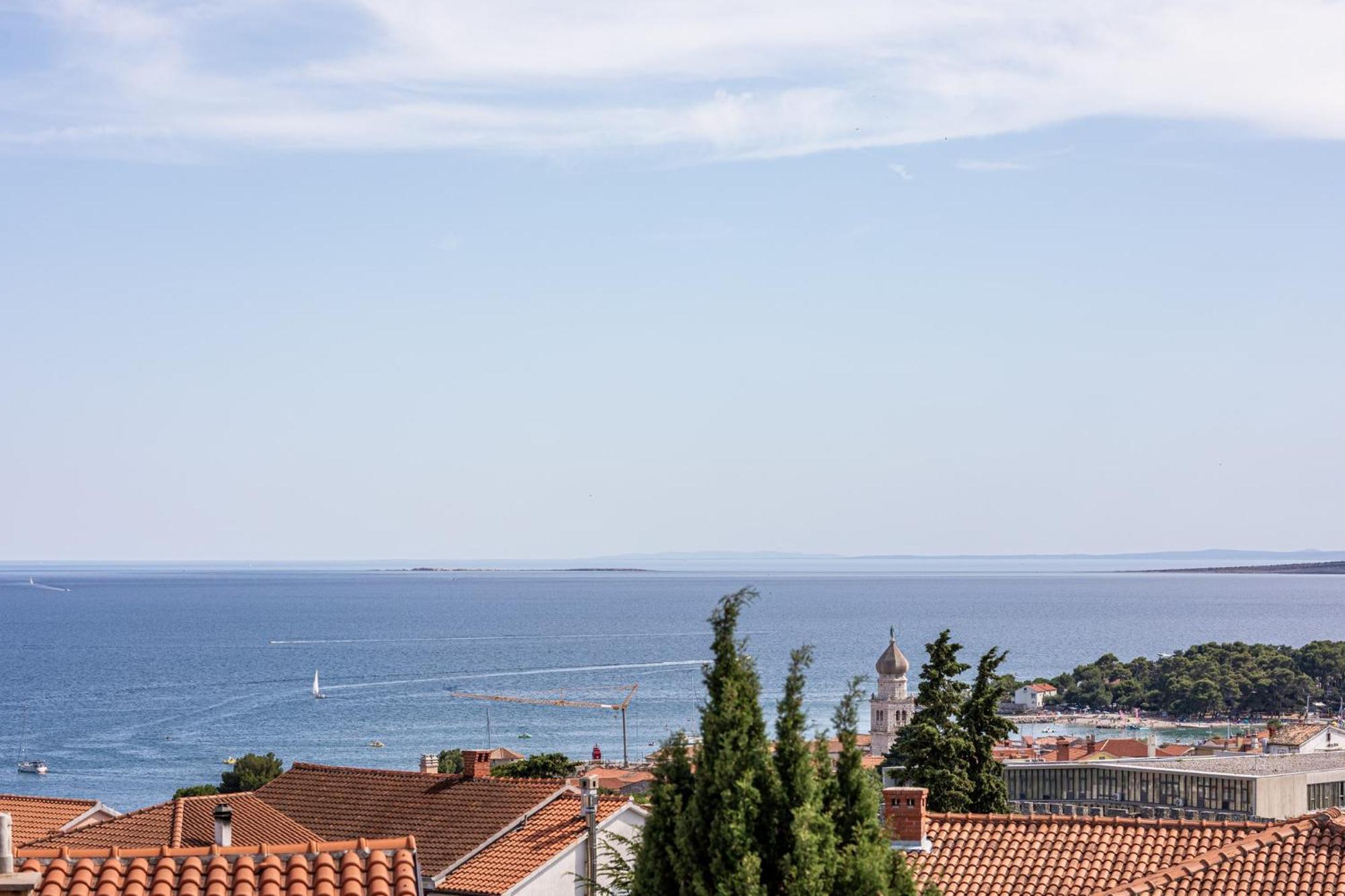 Luxury Villa Adria Apartments Krk Town Exteriör bild