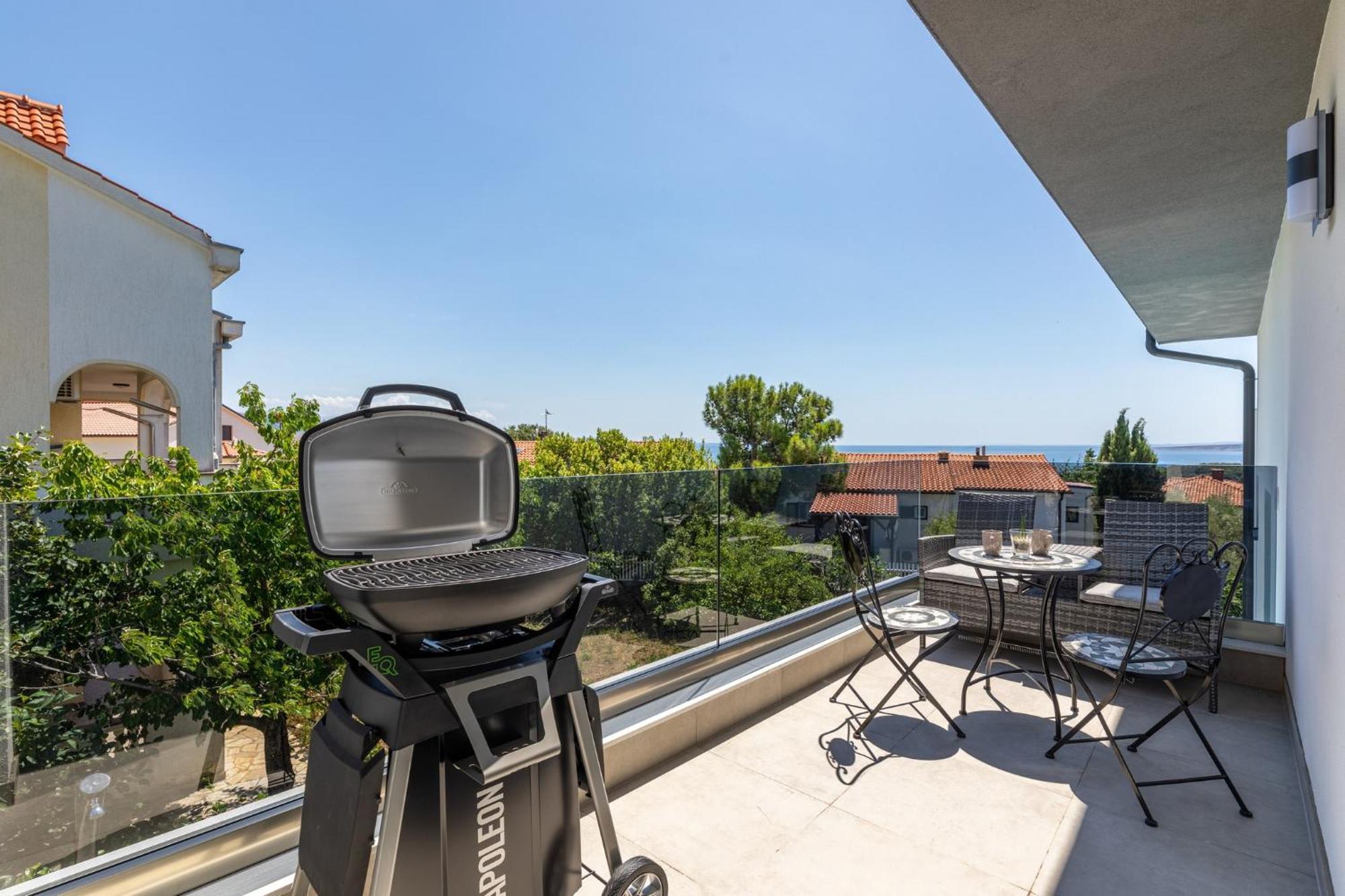 Luxury Villa Adria Apartments Krk Town Exteriör bild