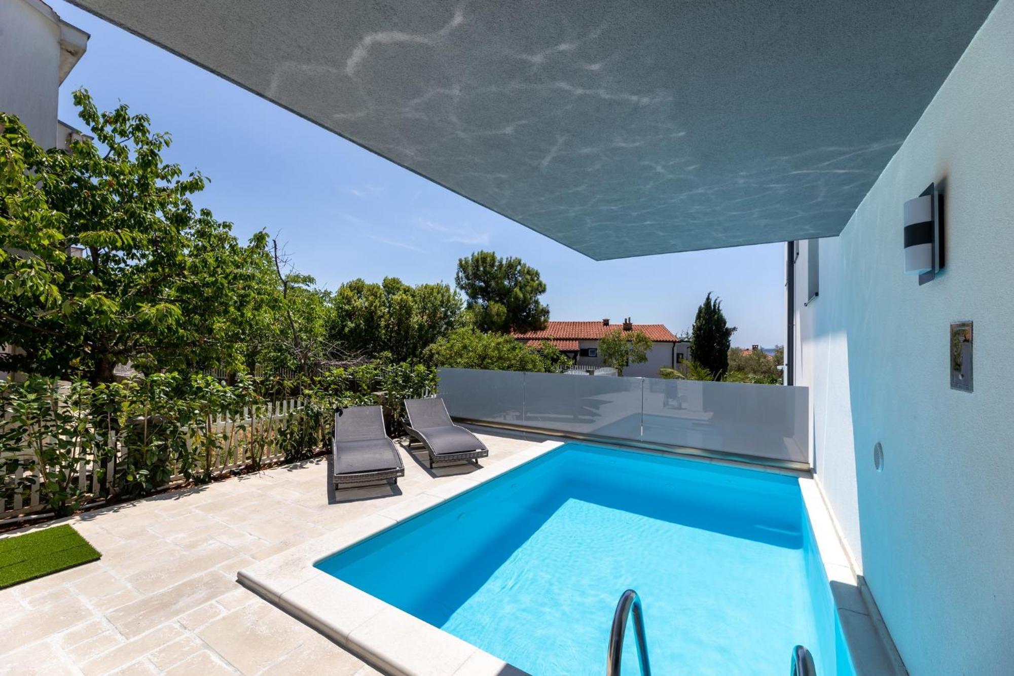 Luxury Villa Adria Apartments Krk Town Exteriör bild